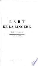 “L'”Art De La Lingere