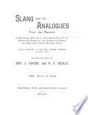 Slang and Its Analogues Past and Present: C to Fizzle