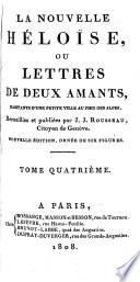“La” nouvelle Héloíse, ou, Lettres de deux amants