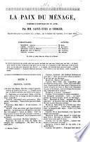 “La” paix du menage