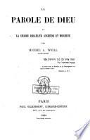 “La” parole de Dieu, ou, La chaire israélite ancienne et moderne