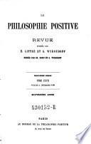 “La” Philosophie positive