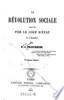 “La” révolution sociale démontrée par le coup d'Etat du 2 décembre