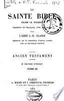 “La” Sainte Bible selon la Vulgate: Ancient Testament. 1895
