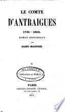 “Le” comte d'Antraigues, 1788-1812