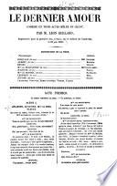 “Le” dernier amour