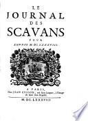 “Le” Journal des scavans ... [Annee 1665-1732]