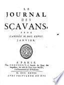 “Le” Journal des scavans ... [Annee 1665-1732]