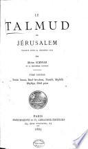 “Le” Talmud de Jérusalem