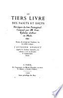 “Les” Å“uvres de maistre FranÃ§ois Rabelais