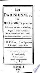 “Les” Parisiennes, ou XL Caractères generaux