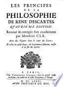 “Les” principes de la philosophie de Rene Descartes