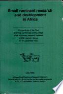 Small Ruminant Research and Development in Africa
