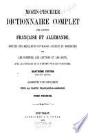 “Mozin - Peschier” Dictionnaire complet des langues francaise et allemande