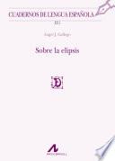 Livre Sobre la elipsis