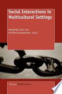 Social Interactions in Multicultural Settings