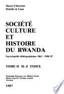 Société, culture et histoire du Rwanda