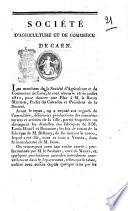 Société d'agriculture et de commerce de Caen [P. A. Lair]