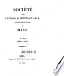 Societe des lettres, sciences et arts de Metz