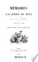 Societe des lettres, sciences et arts de Metz