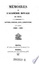 Societe des lettres, sciences et arts de Metz