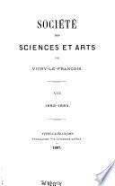 Société des Sciences et Arts de Vitry-le-François