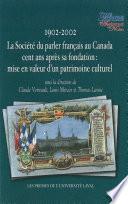 Société du parler-français (1902-2002)