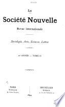 Société nouvelle