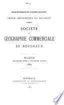 Societé ... Revue de geographie commerciale ...