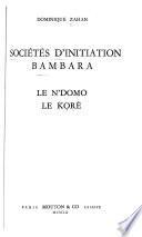 Sociétés d'initiation bambara