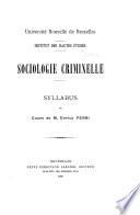 Sociologie criminelle