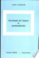 Sociologie de l'argent et postmodernité