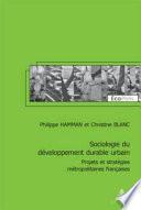 Sociologie du développement durable urbain