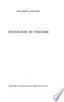 Sociologie du fascisme