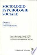 Sociologie-psychologie sociale