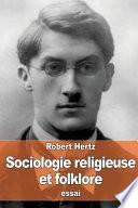 Sociologie Religieuse Et Folklore