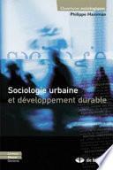 Sociologie urbaine et développement durable