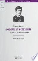 «Sodome et Gomorrhe», Marcel Proust : l'écriture de l'innomable