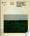 Soil Survey of Chesterfield County, South Carolina