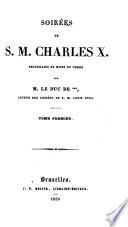 Soirées de S. M. Charles X.