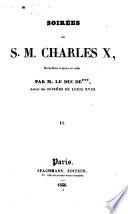 Soirées de S. M. Charles X.