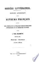 Soirées littéraires