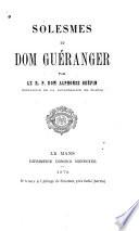 Solesmes et Dom Guéranger