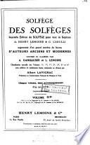 Solfège des solfèges