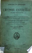 Sommaires et généalogies de l'histoire universelle divisée par nations