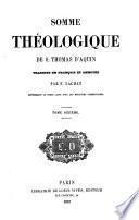 Somme théologique de S. Thomas D'Aquin