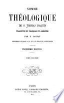 Somme théologique de S. Thomas D'Aquin