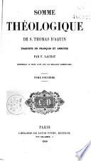 Somme théologique de S. Thomasd'Aquin