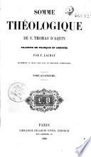 Somme théologique de S. Thomasd'Aquin