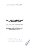 Sony Labou Tansi à Lomé le 15 février 1988